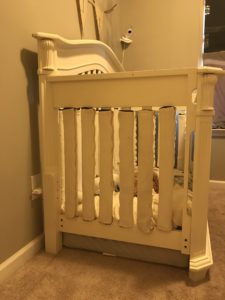 lowering a crib